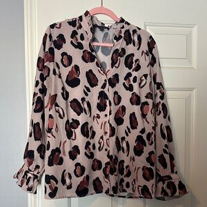 Eloquii Leopard Print Women's Top